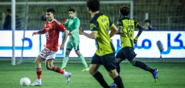 الأهلي يعبر المقاولون العرب بثلاثية في الدوري